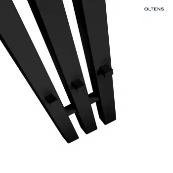 Oltens Stang (S) grzejnik łazienkowy 180x13cm czarny mat 55024300 + KOD RABATOWY + Wysyłka 0zł